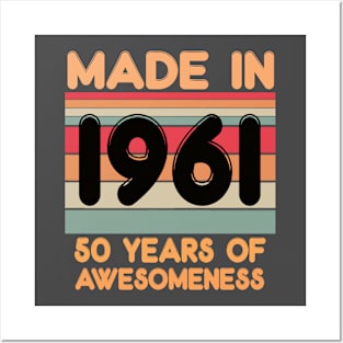 Made In 1961 Posters and Art